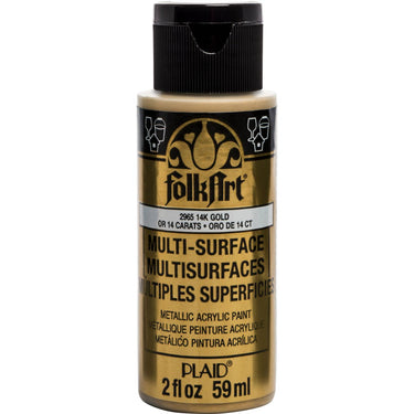 Folkart • multi-surface metallic 14k gold 59ml