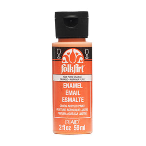 Folkart • enamel 59ml pure orange