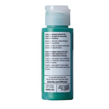 Folkart • metallic acrylic paint christmas green 59ml