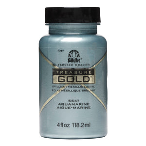 Folkart • treasure gold 118ml aquamarine