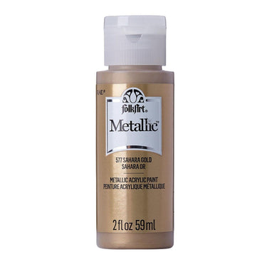 Folkart • metallic acrylic paint sahara gold 59ml
