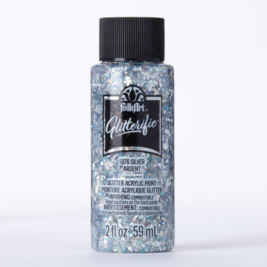 Folkart • glitterific colors silver 59ml