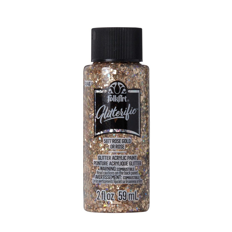Load image into Gallery viewer, Folkart • glitterific colors rose gold 59ml
