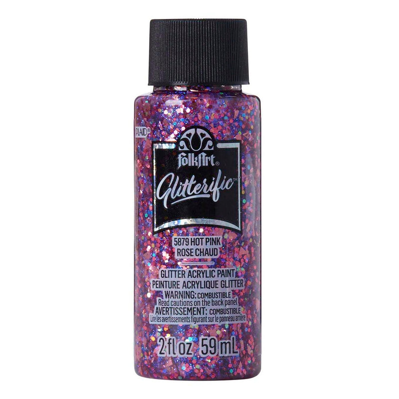 Load image into Gallery viewer, Folkart • glitterific colors hot pink 59ml
