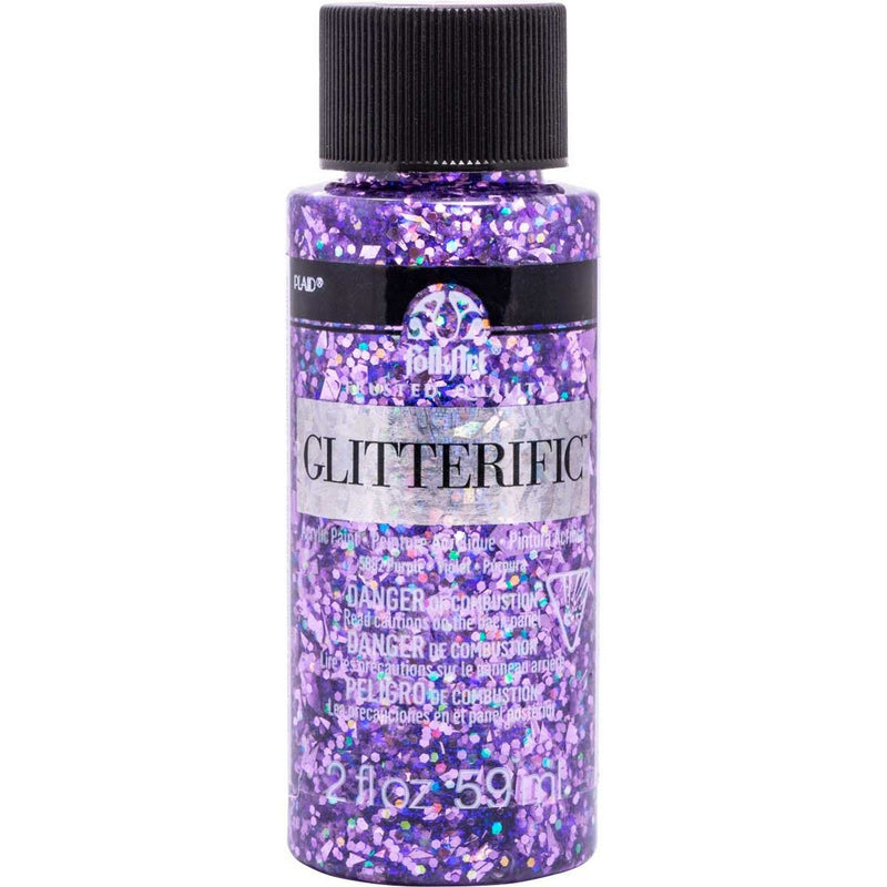 Load image into Gallery viewer, Folkart • glitterific colors purple 59ml

