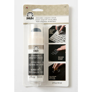 Folkart • erasable liquid chalk white 59ml