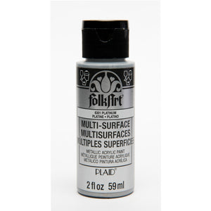 Folkart • multi-surface metallic platinum 59ml