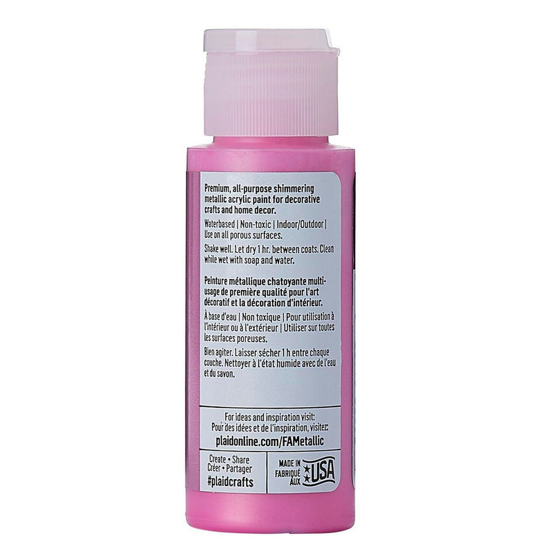 Load image into Gallery viewer, Folkart • metallic acrylic paint rose 59ml
