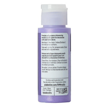 Folkart • metallic acrylic paint amethyst 59ml