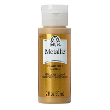 Folkart • metallic acrylic paint antique gold 59ml