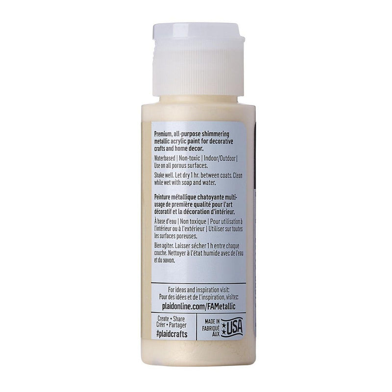 Load image into Gallery viewer, Folkart • metallic acrylic paint champagne 59ml
