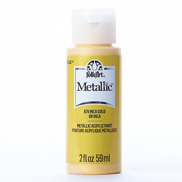 Folkart • metallic acrylic paint inca gold 59ml