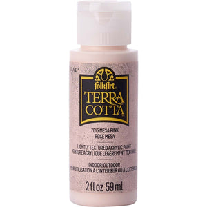 Folkart • terra cotta textured acrylic paint 59ml mesa pink