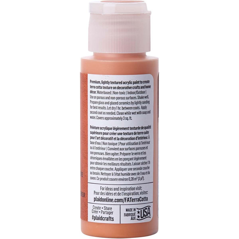 Load image into Gallery viewer, Folkart • terra cotta textured acrylic paint 59ml clay pot
