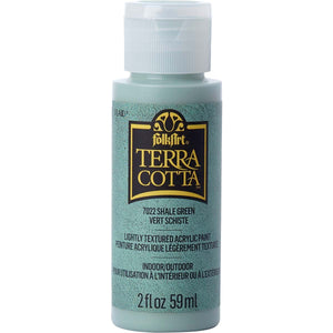 Folkart • terra cotta textured acrylic paint 59ml shale green