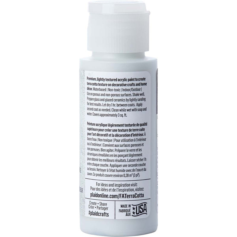 Load image into Gallery viewer, Folkart • terra cotta textured acrylic paint 59ml sea frost
