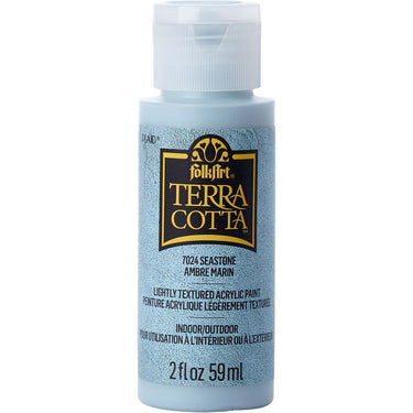 Folkart • terra cotta textured acrylic paint 59ml sea stone