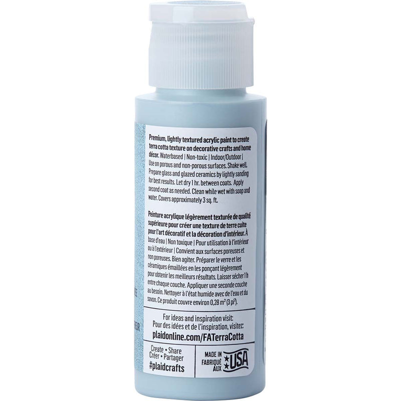 Load image into Gallery viewer, Folkart • terra cotta textured acrylic paint 59ml sea stone
