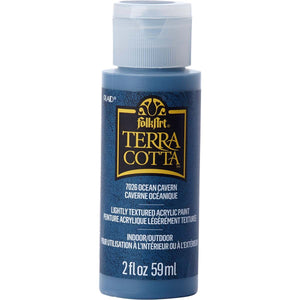 Folkart • terra cotta textured acrylic paint 59ml ocean cavern