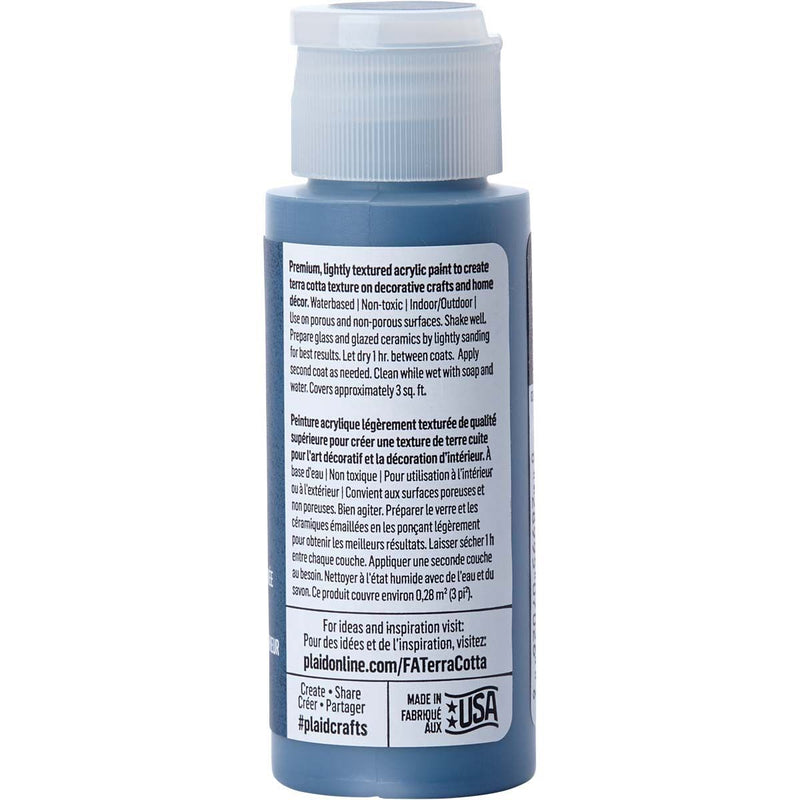 Load image into Gallery viewer, Folkart • terra cotta textured acrylic paint 59ml ocean cavern
