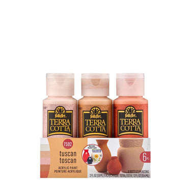 Folkart • paint sets terra cotta tuscan 6x