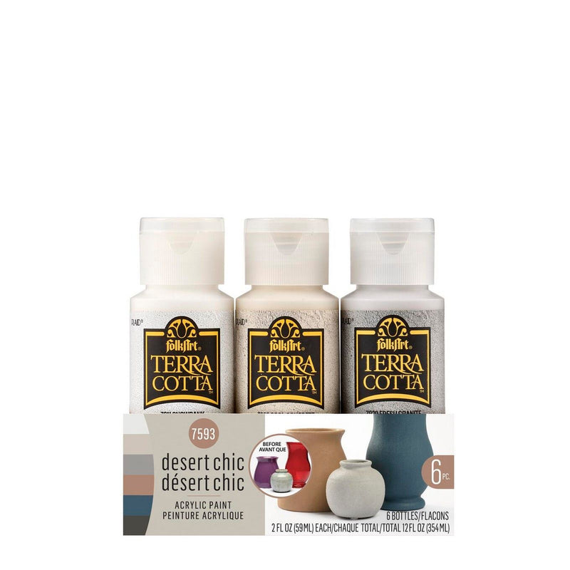 Load image into Gallery viewer, Folkart • paint sets terra cotta desert chic 6x
