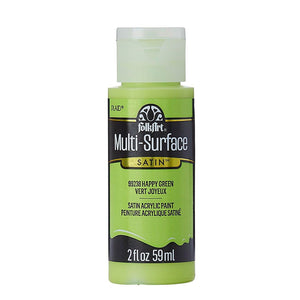 Folkart • multi-surface satin happy green 59ml
