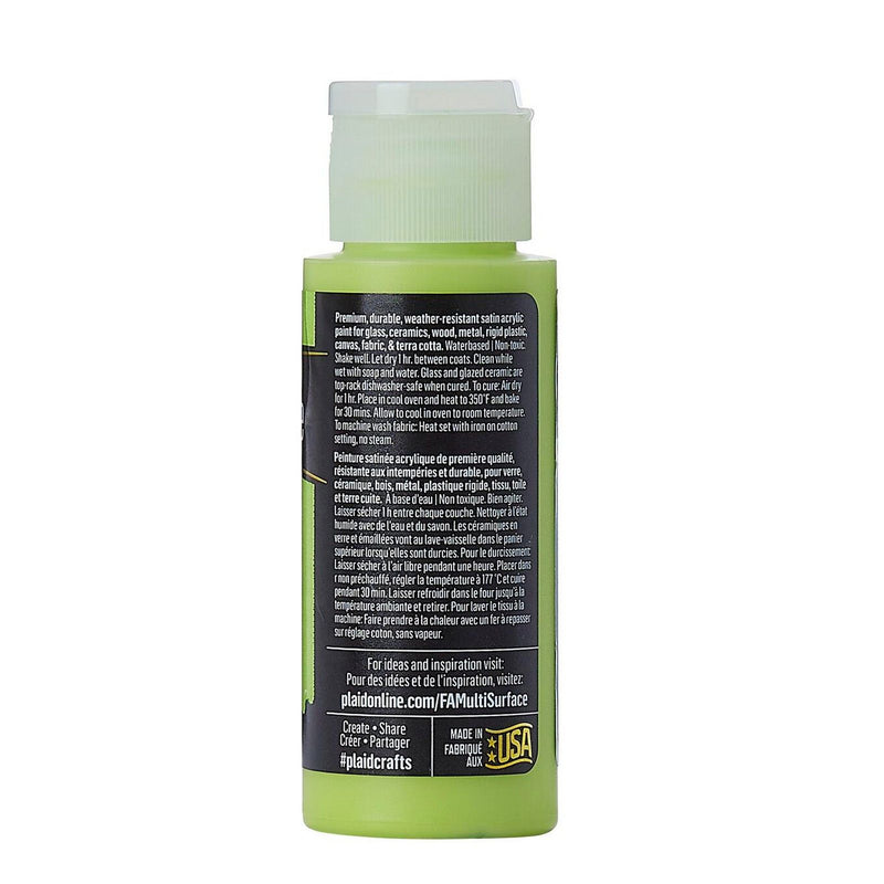 Load image into Gallery viewer, Folkart • multi-surface satin happy green 59ml
