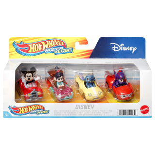 Afbeelding laden in galerijviewer, Hot wheels racevers disney 4 pack
