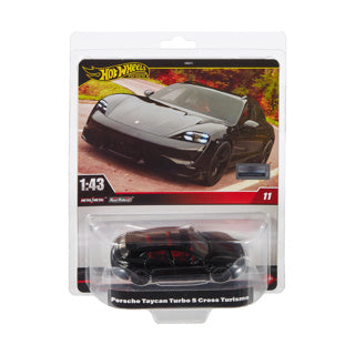 Hot wheels premium porsche taycan turbo s cross turismo - speelgoedvoertuig