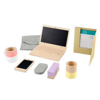Load image into Gallery viewer, Fisher-price hout thuis werk set
