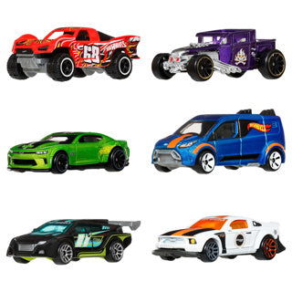 Hot wheels metalen speelgoedauto's en trucks - set van 6 hw legends voertuigen