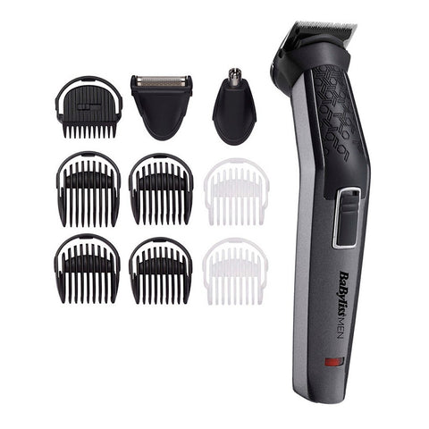 Babyliss Babyliss MT727E Carbon Titanium 10in1 Multi Trimmer Zwart Zilver