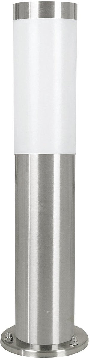 Eglo helsinki sokkellamp - staande lamp buiten - e27 - 45 cm - rvs