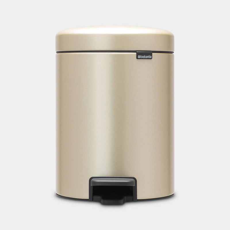 Load image into Gallery viewer, Brabantia pedaalemmer 5l metalic gold
