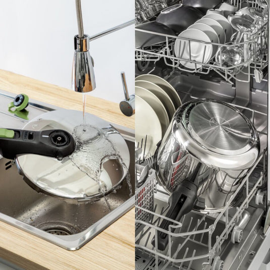 Tefal snelkookpan 6l met stoommand