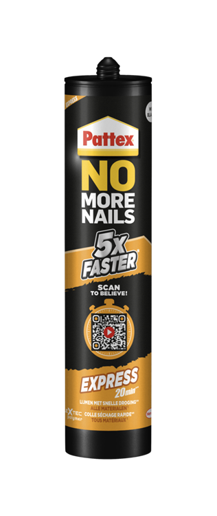 Pattex 1070184 - no more nails express 390g | 6 stuks