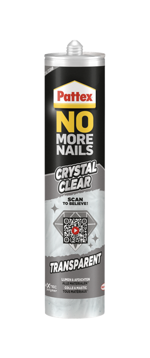 Pattex 1070183 - no more nails kristal 290g | 6 stuks
