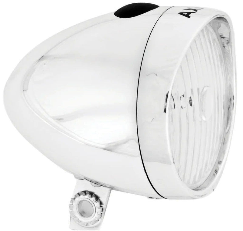 Load image into Gallery viewer, Axa koplamp classic batterij aan uit zilver
