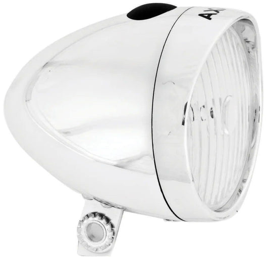 Axa koplamp classic batterij aan uit zilver