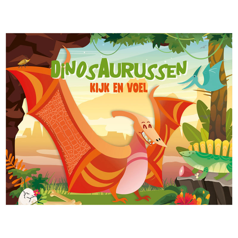 Load image into Gallery viewer, Lantaarn publishers kijk en voel - dinosaurussen

