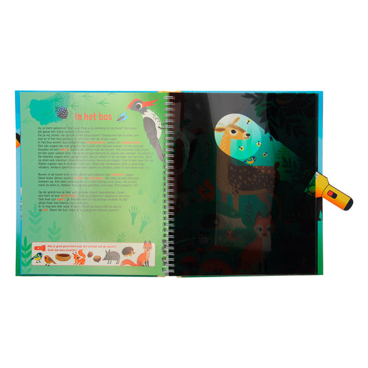 Speuren in de dierenwereld + kartonnen zaklamp