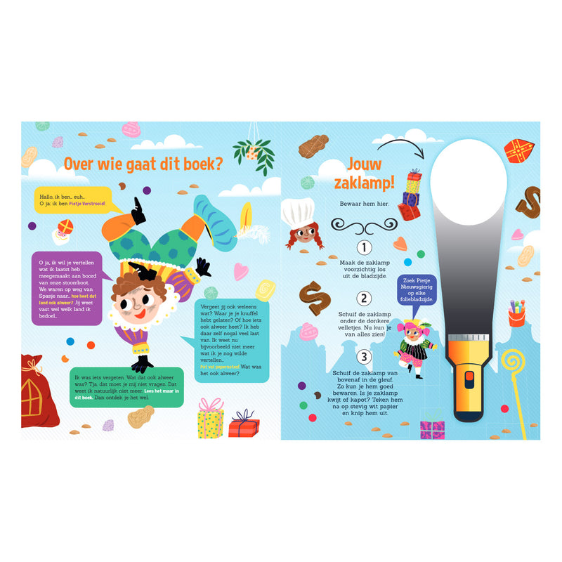 ギャラリービューアに画像をロードする, Centraal boekhuis speuren naar sinterklaas + kartonnen zaklamp
