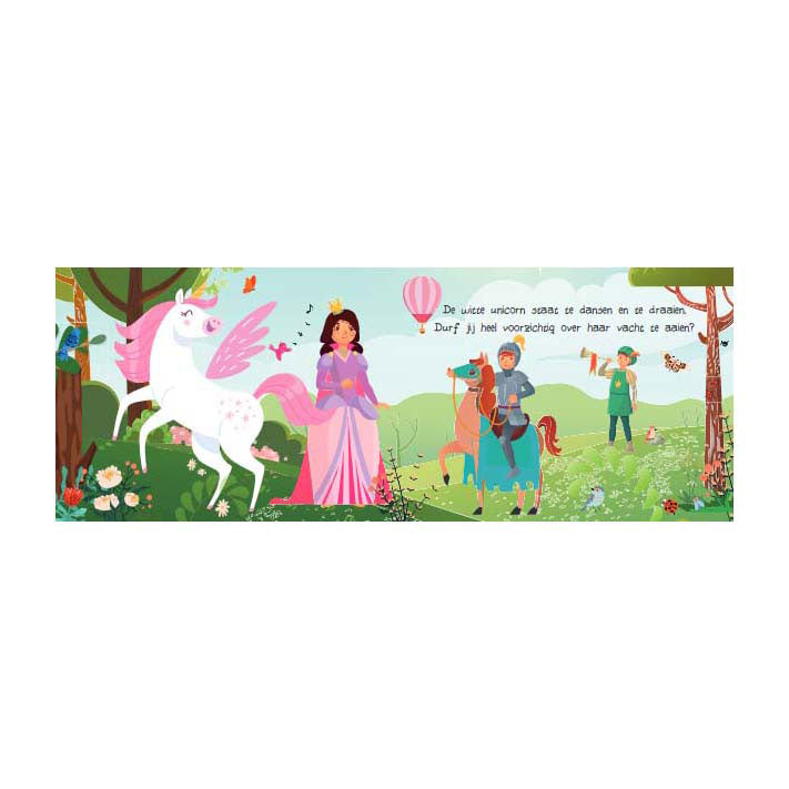 Load image into Gallery viewer, Lantaarn publishers kijk en voel - unicorns en prinsessen

