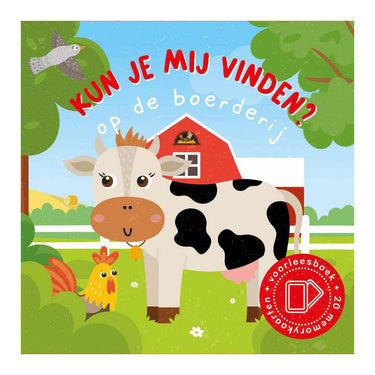 Lantaarn publishers kun je mij vinden? op de boerderij voorleesboek en 20 memokaarten