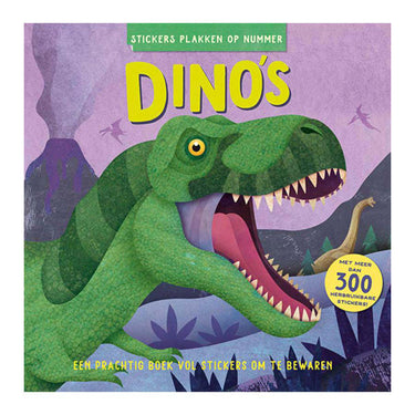 Lantaarn publishers stickers plakken op nummer - dino's