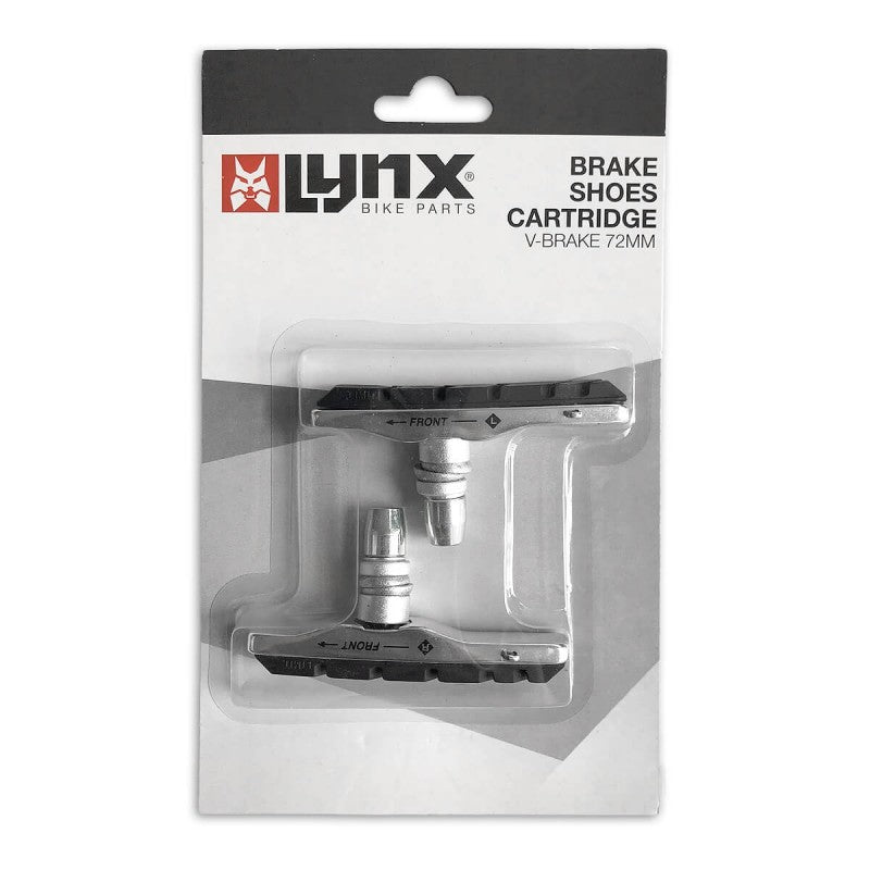 Load image into Gallery viewer, Lynx v-brake cartridge remschoenen set 72 mm
