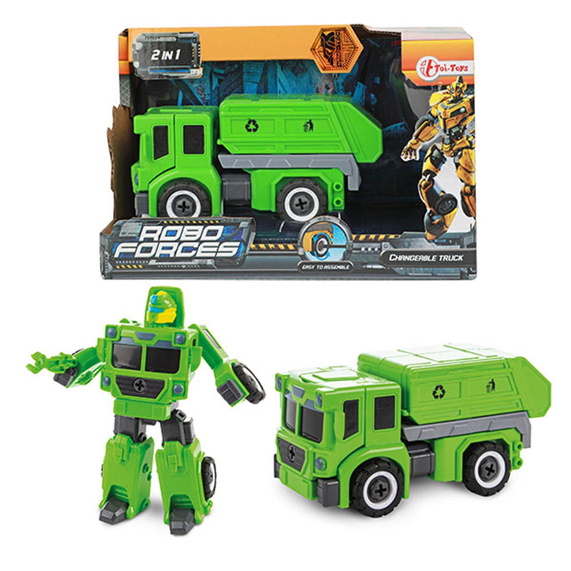 Load image into Gallery viewer, Toi-toys toi toys veranderrobot vuilniswagen
