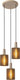 Lucide lambres - hanglamp - 3xe27 - taupe