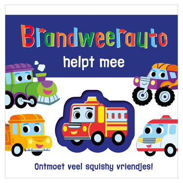 Rebo publishers 3d voelboek - brandweerauto helpt mee